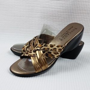 Tuscany Easy made in Italy Wedge sandals sz 9.5M